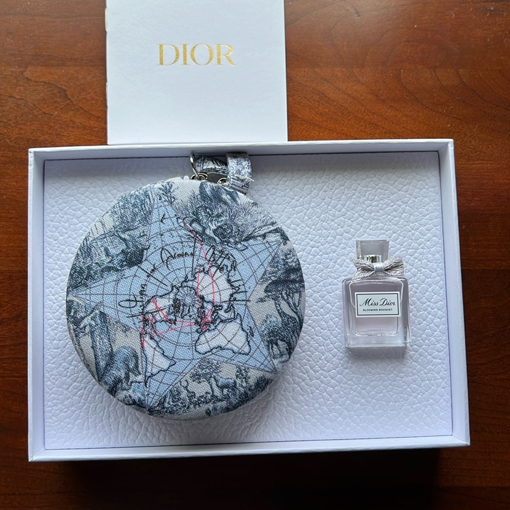Dior Gold Member Birthday Gift Around the World Jewelry box and perfume